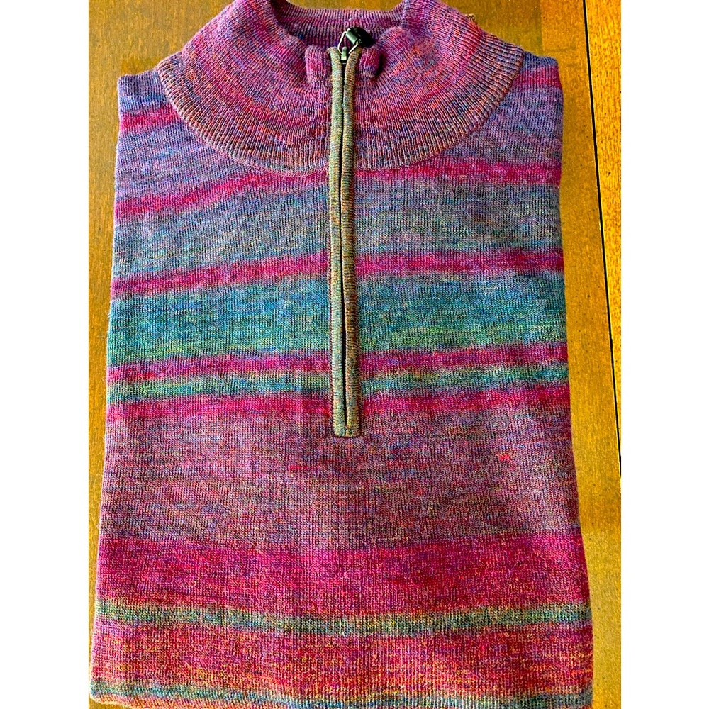 Bugatchi sweater size L multi colors